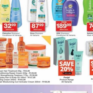 Shampoo at Checkers