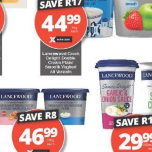 Yoghurt at Checkers