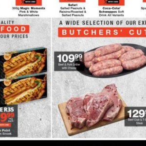 Beef at Checkers