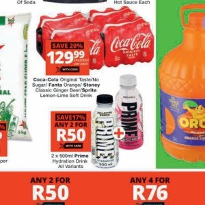 Fizzy drink at Checkers Hyper