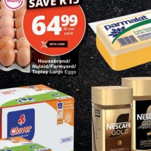 Eggs at Checkers
