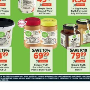 Peanut butter at Checkers