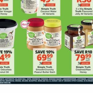 Peanut butter at Checkers