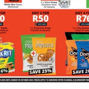 Pretzels at Checkers Hyper