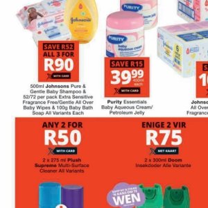 Shampoo at Checkers Hyper