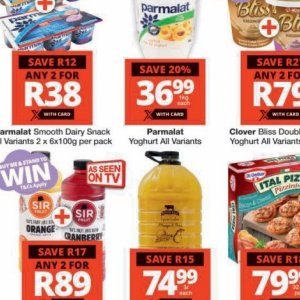 Yoghurt at Checkers