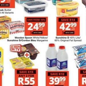 Margarine at Checkers