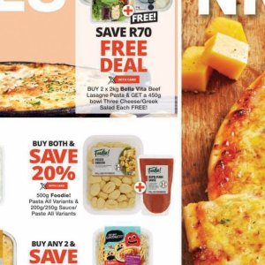 Lasagne at Checkers