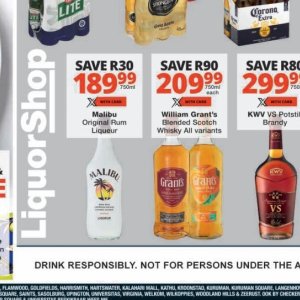 Rum at Checkers