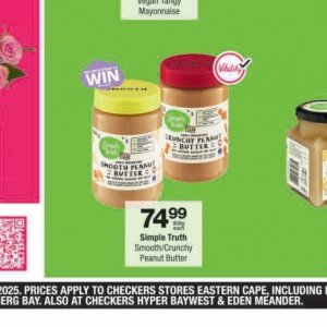 Peanut butter at Checkers