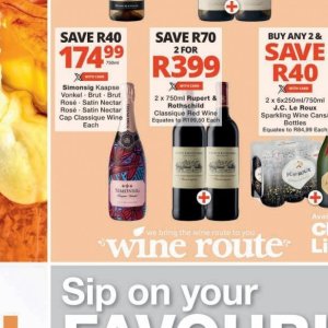Wine at Checkers