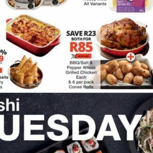 Grilled chicken at Checkers