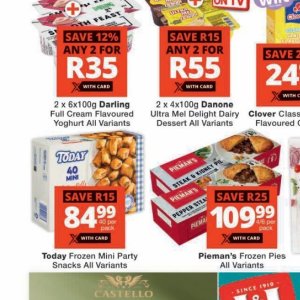 Yoghurt at Checkers