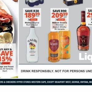 Liqueur at Checkers