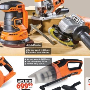 Orbital sander at Checkers Hyper