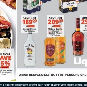 Liqueur at Checkers