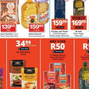 Sunflower oil at Checkers