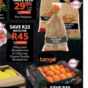 Potatoes at Checkers