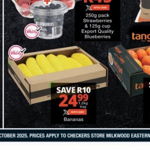 Bananas at Checkers