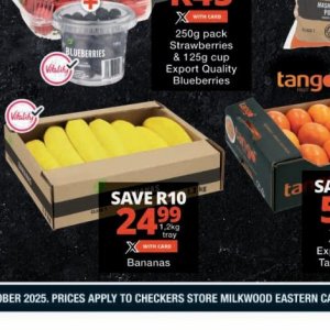 Bananas at Checkers