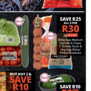 Carrots at Checkers