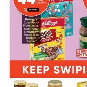 Cereal at Checkers
