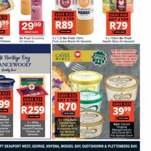 Margarine at Checkers