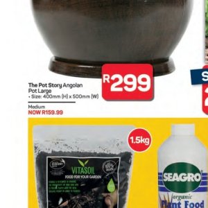 Pot at Pick n Pay Hyper