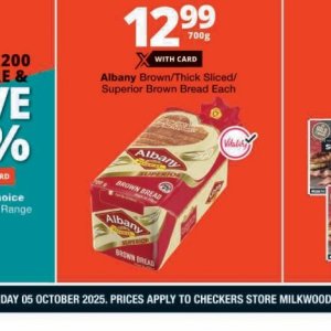 Bread at Checkers