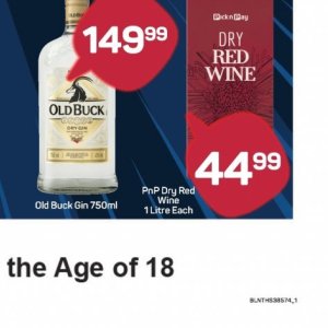 Wine at Pick n Pay Hyper