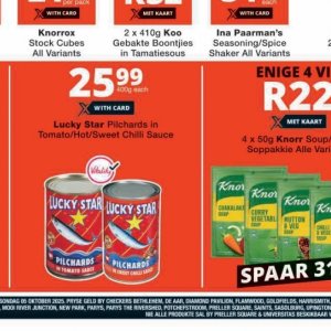 Chilli at Checkers