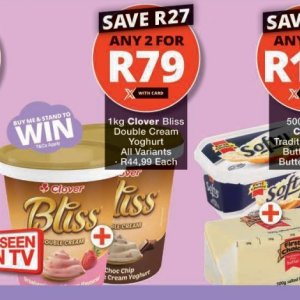 Yoghurt at Checkers