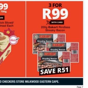 Bacon at Checkers