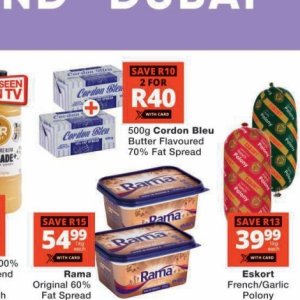 Butter at Checkers