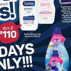 Shower gel at Pick n Pay Hyper