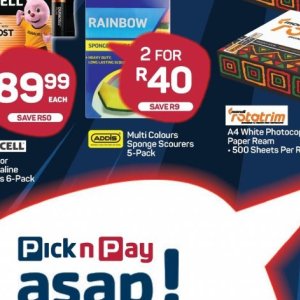 Sponge at Pick n Pay Hyper