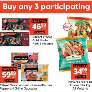 Sausages at Checkers