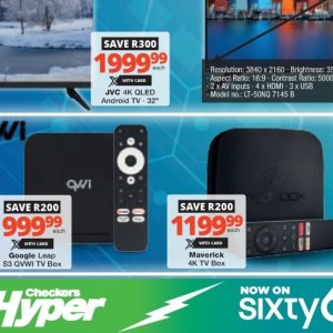 TV set at Checkers Hyper
