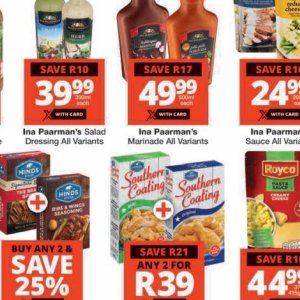 Marinade at Checkers