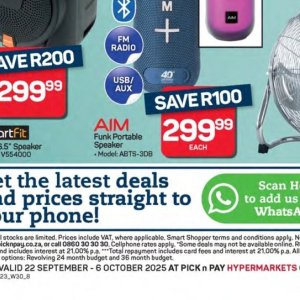 Smartphone at Pick n Pay Hyper