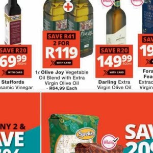 Olive oil at Checkers