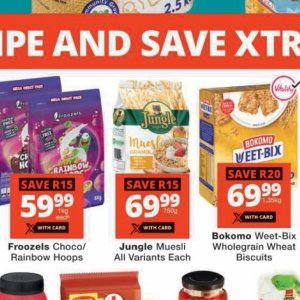 Muesli at Checkers