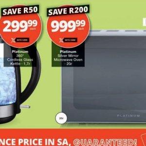 Microwave oven at Checkers