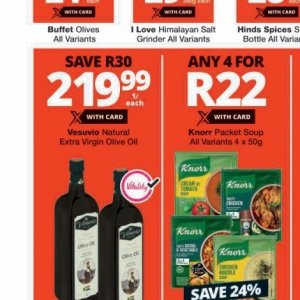Olive oil at Checkers