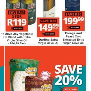 Olive oil at Checkers