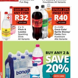 Fizzy drink at Checkers