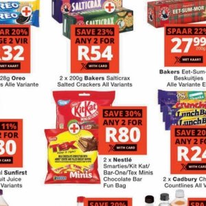 Crackers at Checkers