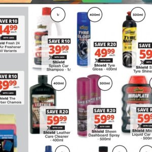 Car shampoo at Checkers Hyper