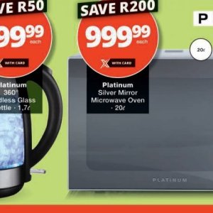 Microwave oven at Checkers