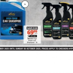 Shampoo at Checkers Hyper